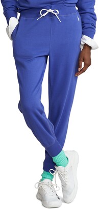 blue polo sweatpants