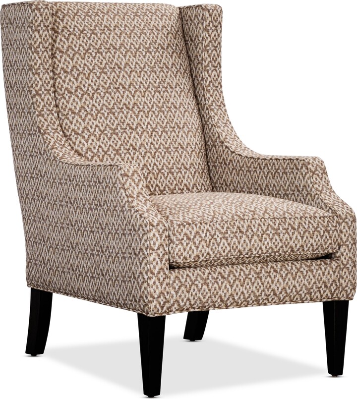 Furniture Kallison Fabric Wing Chair, Created for Macy's ShopStyle