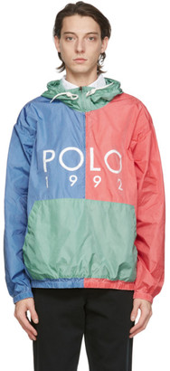 polo ralph lauren windbreaker hooded jacket