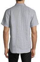 Thumbnail for your product : Vince Short-Sleeve Linen Button-Down Shirt