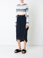 Thumbnail for your product : Stella McCartney cropped striped frill jumper