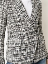 Thumbnail for your product : L'Agence Double Breasted Tweed Blazer
