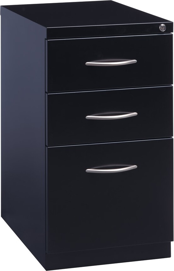 Hirsh 23" D Arch Pull Handle Mobile Pedestal 3Drawer File