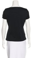 Thumbnail for your product : Akris Punto Short Sleeve Scoop Neck T-Shirt