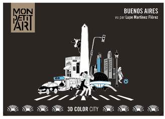MON PETIT ART 3D Color City - Buenos Aires