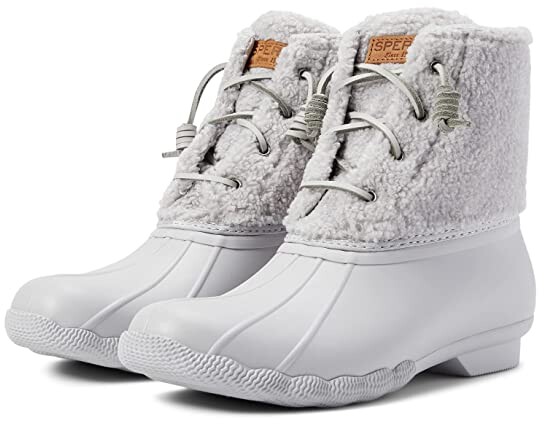 sperry boots gray