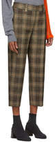 Thumbnail for your product : Acne Studios Brown and Beige Plaid Trousers