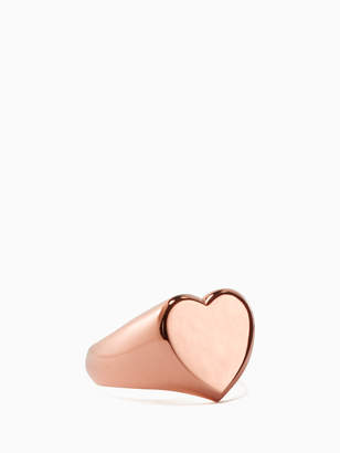Kate Spade you name it heart signet ring