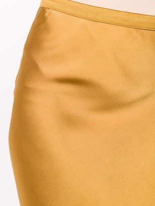 Anine Bing High-Waisted Silk Skirt