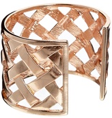 Thumbnail for your product : Kenneth Jay Lane Gold Criss Cross Cuff