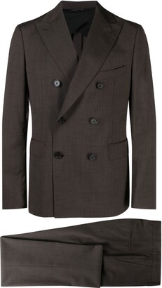 Tonello Double-Breasted Wool-Blend Suit