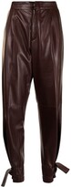 Thumbnail for your product : Jil Sander Tapered Leather Trousers