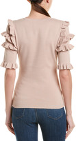 Thumbnail for your product : BCBGMAXAZRIA Ruffle Trim Sweater