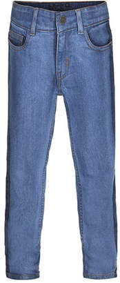 Molo Alon Two-Tone Denim Jeans, Size 4-10
