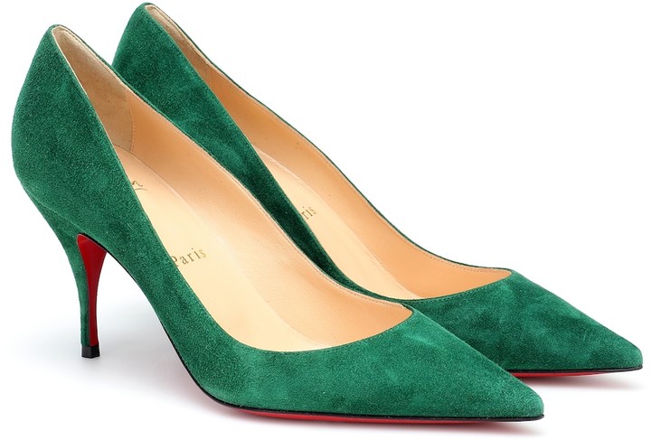 Green Suede Heels | Shop the largest collection of fashion | ShopStyle