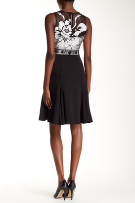 Sue Wong Embroidered & Embellished Cocktail Dress