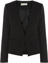 Thumbnail for your product : MICHAEL Michael Kors Lux stud-embellished crepe jacket