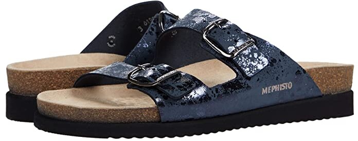mephisto navy sandals