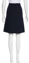 Thumbnail for your product : Tory Burch Wool-Blend Knee-Length Skirt w/ Tags