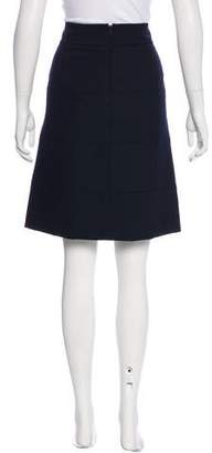 Tory Burch Wool-Blend Knee-Length Skirt w/ Tags