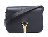 Thumbnail for your product : Yves Saint Laurent 2263 Yves Saint Laurent Pre-Owned Saint Laurent Black Leather Y Crossbody Bag