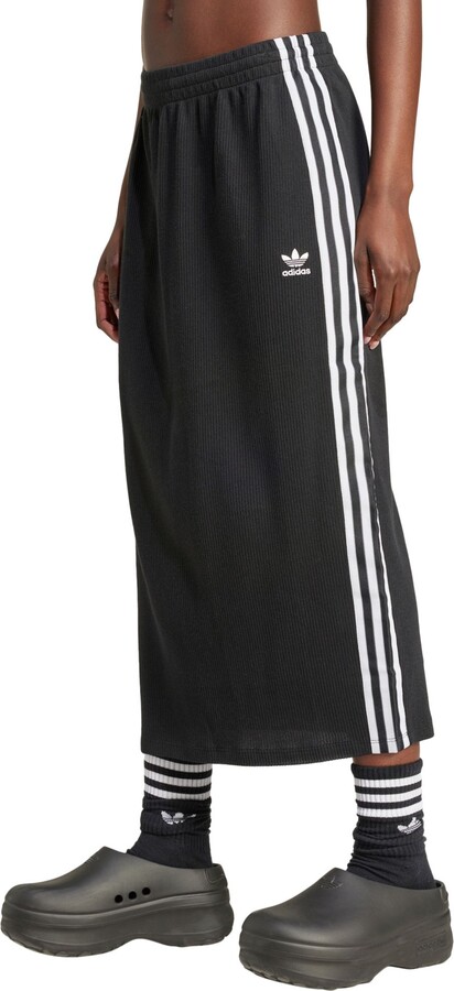 adidas Women's Adicolor Knit Skirt, XS, Black