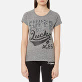 Superdry Women's Lucky Aces Sequin Entry T-Shirt