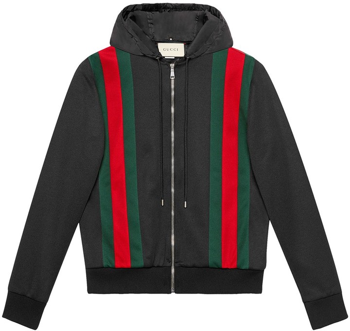 Gucci Technical jersey bomber jacket - ShopStyle Clothes and Shoes