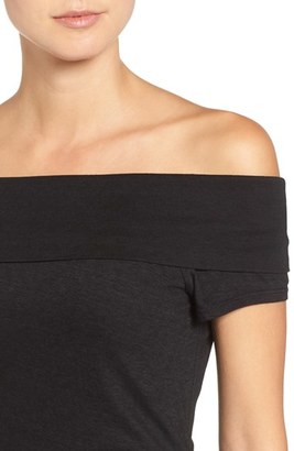 Pam & Gela Women's Off The Shoulder Body-Con Dress