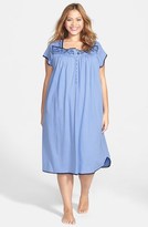 Thumbnail for your product : Eileen West 'Indigo Ivy Waltz' Nightgown (Plus Size)