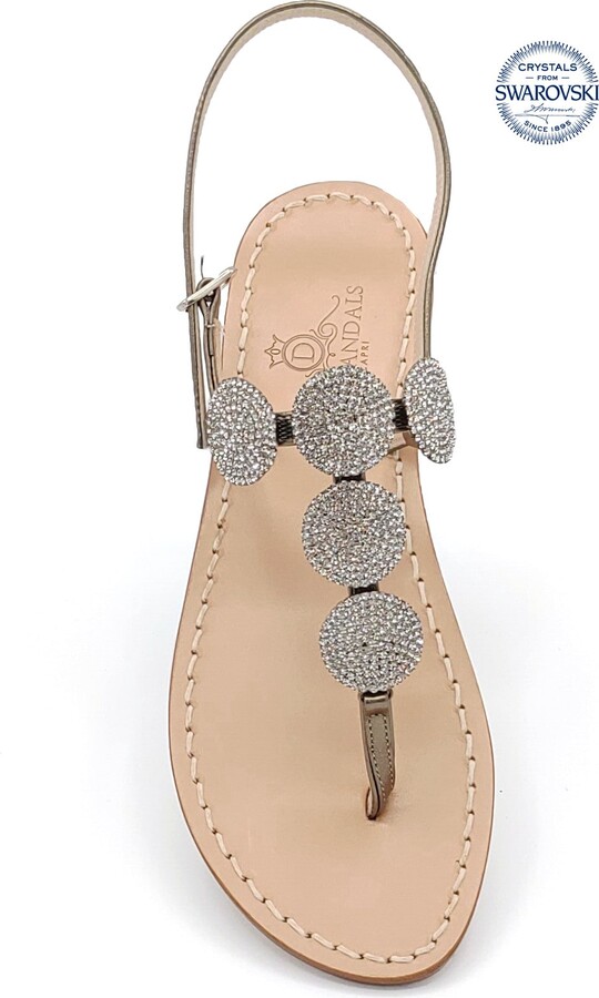 Dea Sandals Fari Di Capri 5c Jewel Thong Sandals - ShopStyle