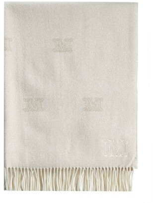 Max Mara Wsklaus M Embroidered Scarf - ShopStyle Scarves & Wraps