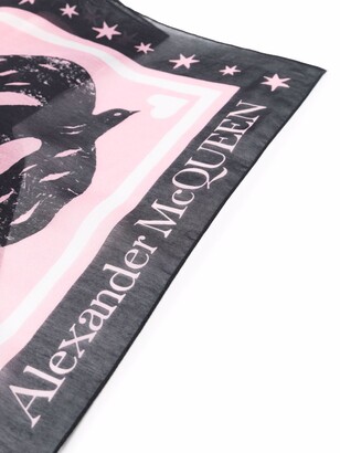 Alexander McQueen Motif-Print Scarf