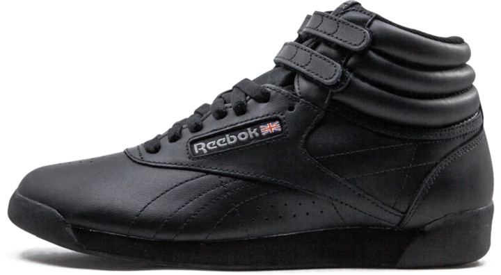 reebok black high top sneakers