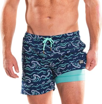 Third Wave Swim Trunks with Compression Liner - Men's Premium 5 Inch Inseam  Quick Dry Swim Shorts for Beach and Swimming - ShopStyle