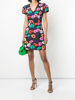 Milly Atalie floral-print mini dress