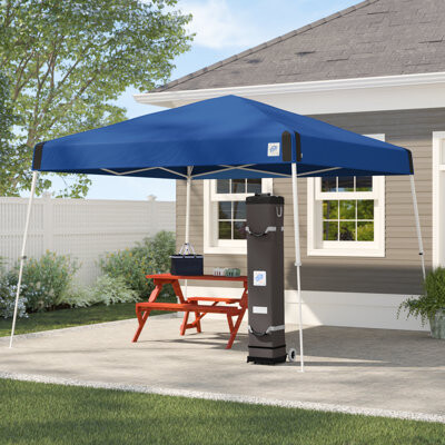 E-Z UP Vista 12 Ft. W x 12 Ft. D Steel Pop-Up Canopy