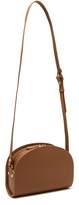 Thumbnail for your product : A.P.C. Half Moon Saffiano Leather Cross Body Bag - Womens - Light Tan