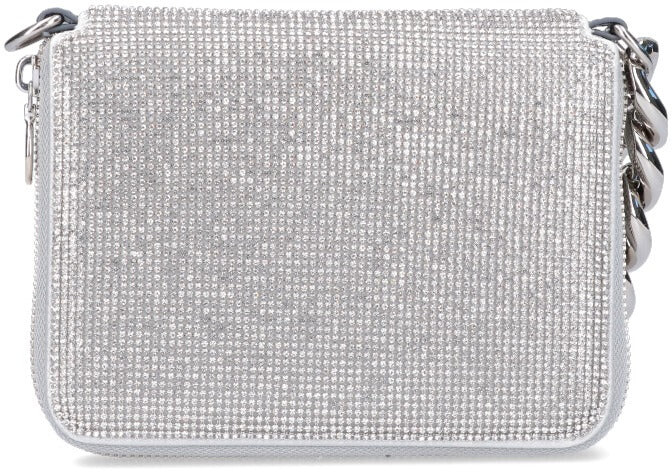 small silver clutch