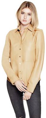 GUESS Midge Leather Shirt