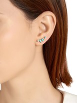 Thumbnail for your product : SARAH NOOR Turquoise Diamond Cluster Earrings