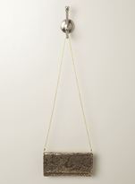 Thumbnail for your product : Magid Printed Mesh Foldover Clutch