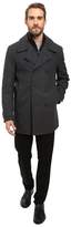 Thumbnail for your product : Andrew Marc Cushing Pressed Wool Peacoat w/ Removable Quilted Bib Men's Coat