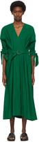 Thumbnail for your product : 3.1 Phillip Lim Green Belted Mid-Length Dress