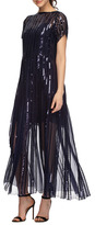 Thumbnail for your product : Marc Jacobs Sequined and Embroidered Pleated Midi Dress