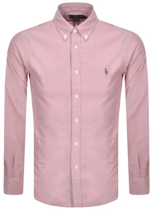 Ralph Lauren Cotton Slim Fit Oxford Shirt in Pink for Men Mens Clothing Shirts Casual shirts and button-up shirts 