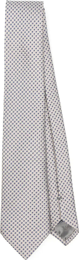 Emporio Armani Patterned-Jacquard Tie