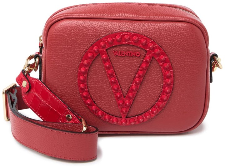 Valentino By Mario Valentino Mia Rock Leather Crossbody Bag - ShopStyle