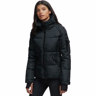 bubble coat crop top