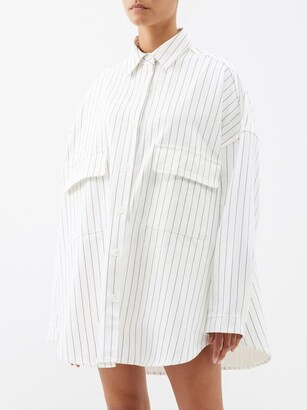 THE FRANKIE SHOP ダラスのオーバーサイズ デニムシャツ THE FRANKIE SHOP ダラスのオーバーサイズ デニムシャツ